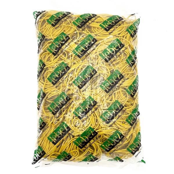 Elastico fettuccia - diametro 15 x 0,8 cm - 1 kg - gomma - verde - Lebez
