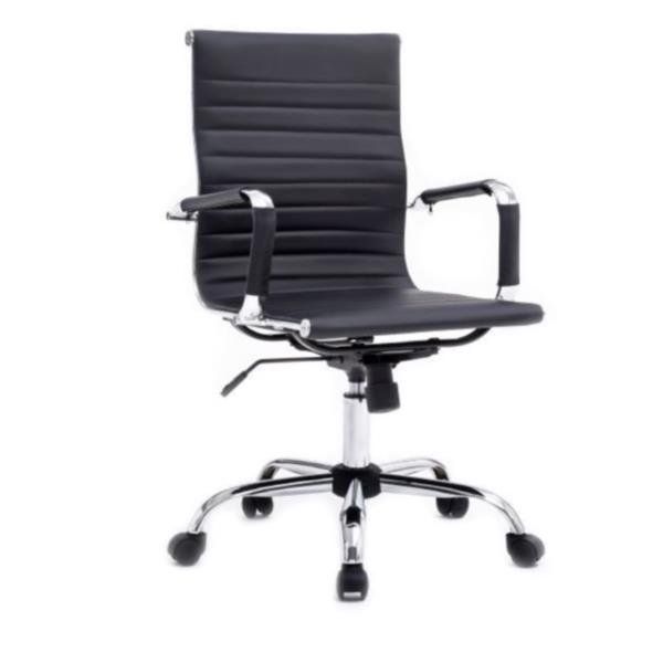EQUIP OFFICE CHAIR MID BACK ERGONIMIC