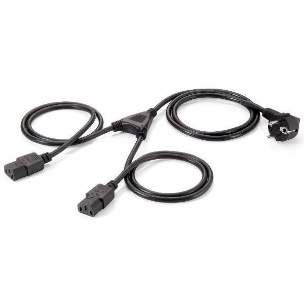 EQUIP POWER CABLE Y-VERION 2 X IEC C13 TO