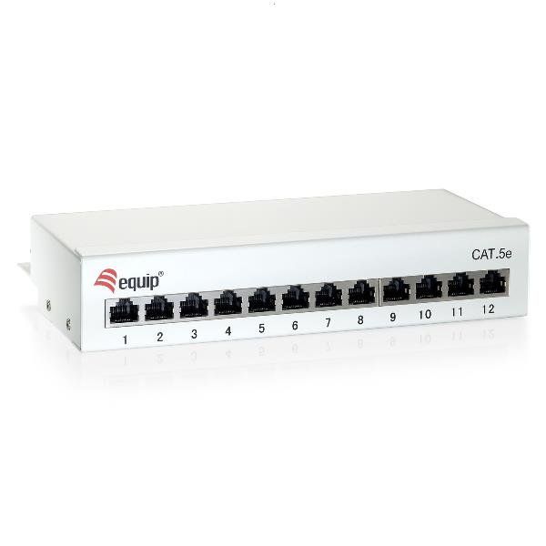 EQUIP PREMIUM CAT.6 PATCH PANEL 12-PORT D