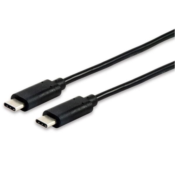 EQUIP USB 2.0 TYPE-C TO C M/M 1.0M BLA