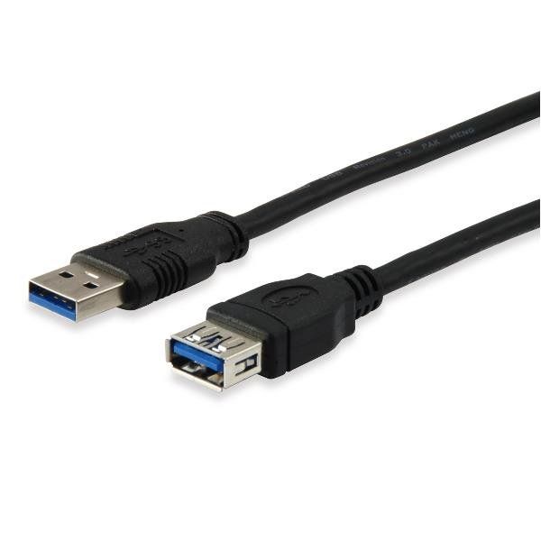 EQUIP USB 3.0 EXTENSION A->A M/F 2M BLAC