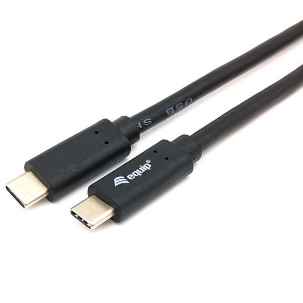 EQUIP USB 3.2 GEN1 C TO C CABLE PD 60W BK