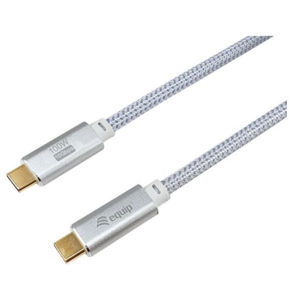 EQUIP USB 3.2 GEN2 C TO C CABLE M/M WHITE