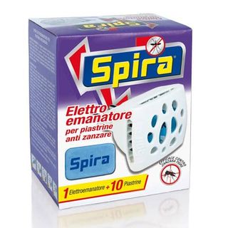 Elettroemanatore per piastrine antizanzare Spira - fornelletto + 10 piastrine -…